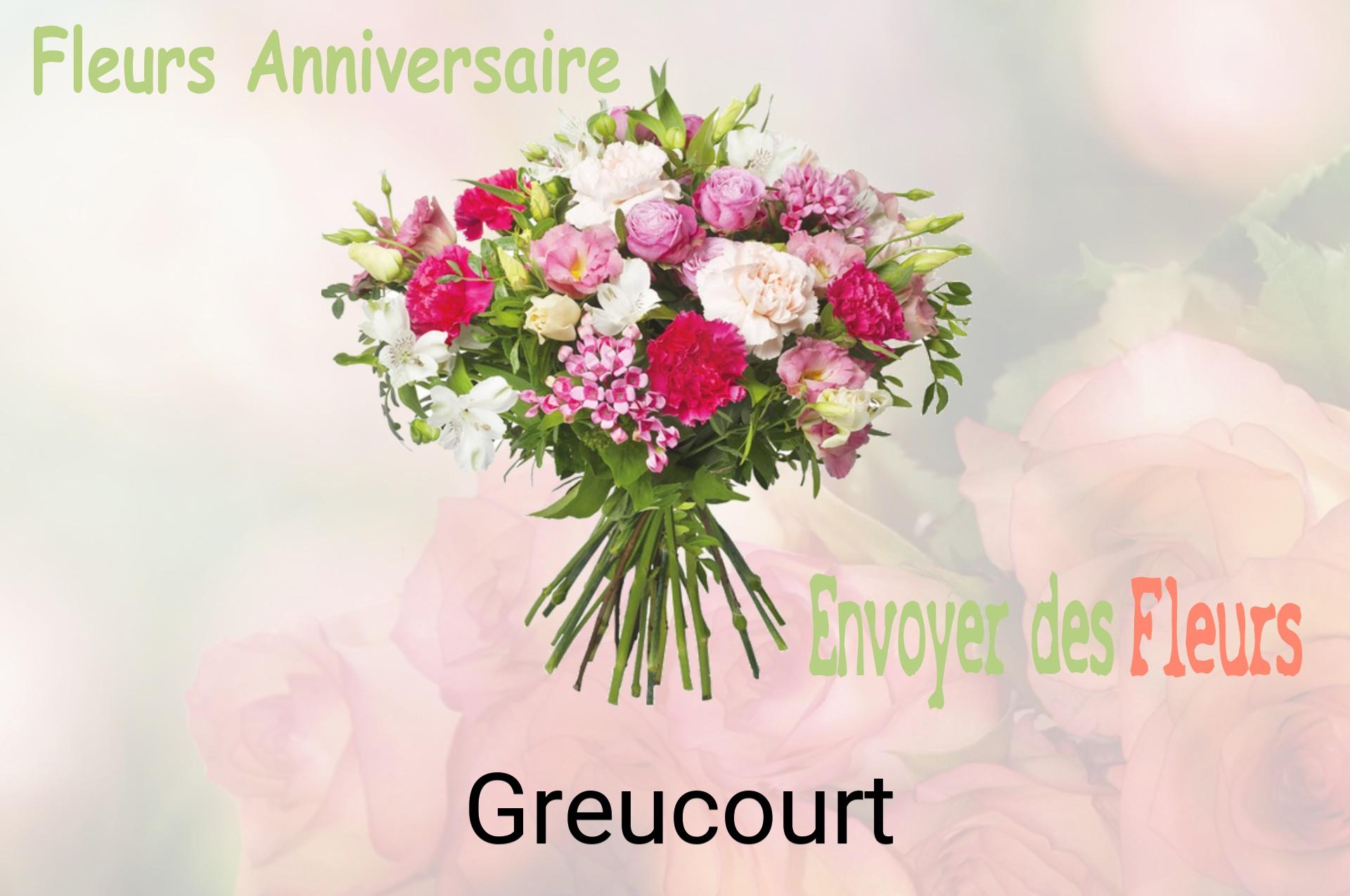 Bouquet de fleurs d’anniversaire livré à Greucourt